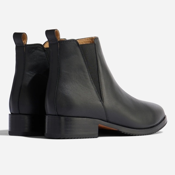 Nisolo Classic Chelsea Commuter Black Leather Booties Size 6.5 - Picture 6 of 9